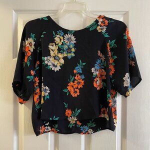 Forever 21 Floral Crop Top - Small